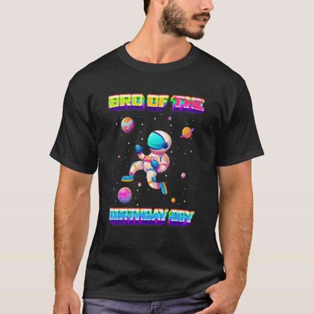 Brother Of The Birthday Boy Video Game Bro Bday Pa T-Shirt (Front)