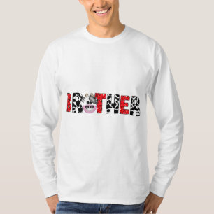 Brother Of The Birthday For Boy Cow Farm Birthday T-Shirt