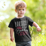 Brother of the Birthday Girl Custom Squad Matching T-Shirt<br><div class="desc">Looking for a birthday shirt that will make your party complete? Look no further than our matching birthday crew shirts! These stylish tees are perfect for any birthday party girl's day out. Our matching shirts make a great gift for your friends and family, and can be worn together as a...</div>