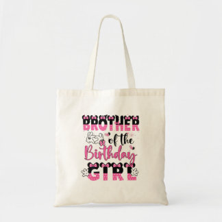 Brother Of The Birthday Girl Mouse Family Matching Tote Bag