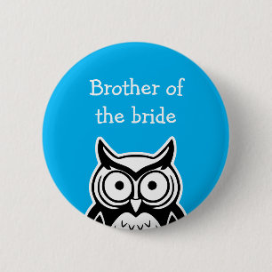 Brother of the Bride 6 Cm Round Badge