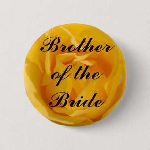 Brother of the Bride 6 Cm Round Badge