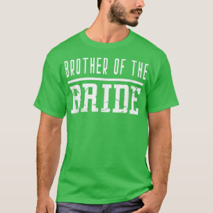 Brother of the Bride Bachelor Matching Group Big L T-Shirt