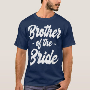 Brother of the Bride Bachelor Matching Group Big L T-Shirt