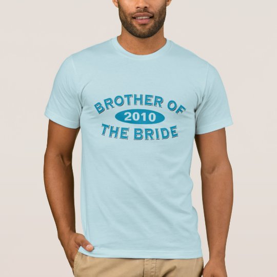 Brother of the Bride Blue Arc 2010 T-Shirt