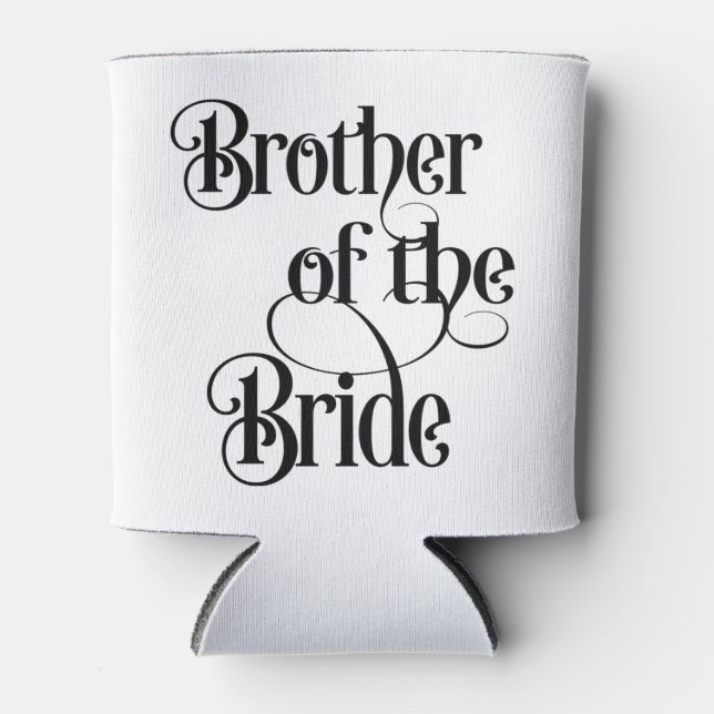Brother of the Bride Can Cooler (Front)