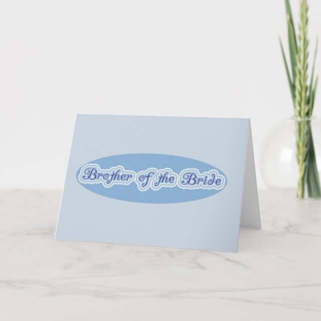 Brother of the Bride Card (Front)
