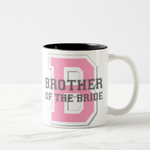 Brother of the Bride Cheer Two-Tone Coffee Mug