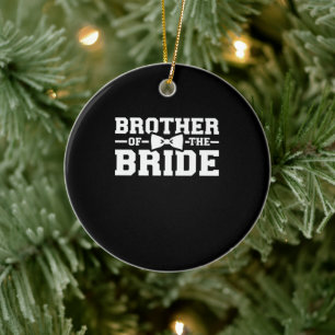Brother Of The Bride Gift For Brother Ceramic Tree Decoration