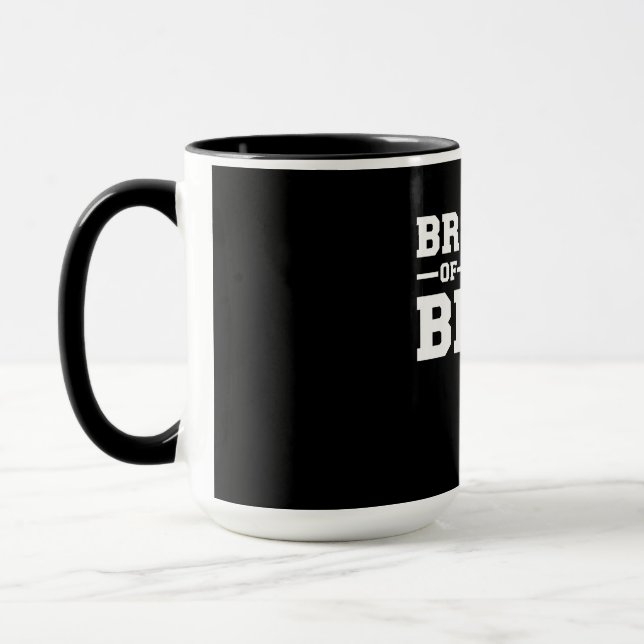 Brother Of The Bride Gift For Brother Mug (Left)