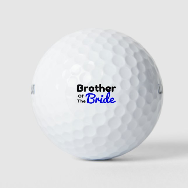 Brother of the bride golf balls (Front)