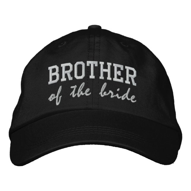 Brother of the Bride / Groom Embroidered Hat (Front)