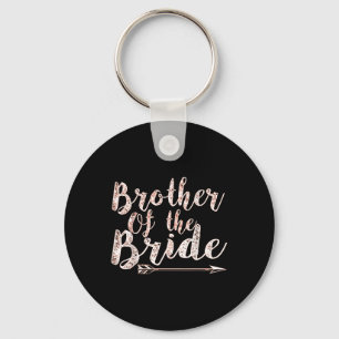 Brother Of The Bride Groom Wedding Bachelor Party  Key Ring