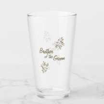 Brother of the Groom Glass