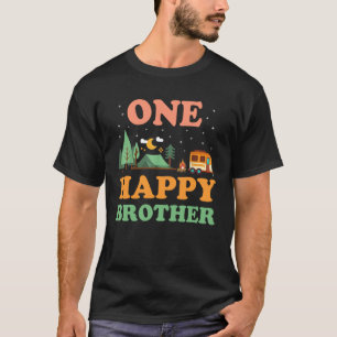 Brother of The Happy Camper  One Happy Brother Cam T-Shirt