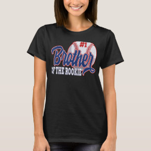 Brother Of The Rookie Baseball 1st Birthday Baseba T-Shirt
