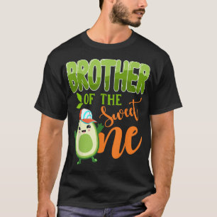Brother of the Sweet One 1st Birthday Avocado Boy T-Shirt