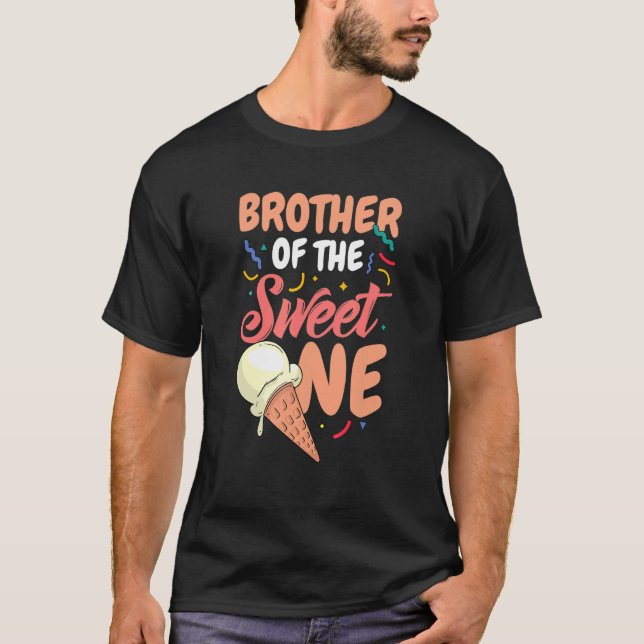 Brother Of The Sweet One, Family Group Matching Bi T-Shirt (Front)