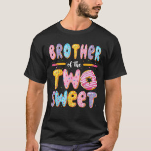 Brother Of The Two Sweet Donut 2Nd Birthday Boy Gi T-Shirt