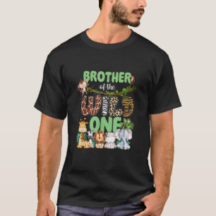 Brother of The Wild One 1st Birthday Boy Kids Safa T-Shirt