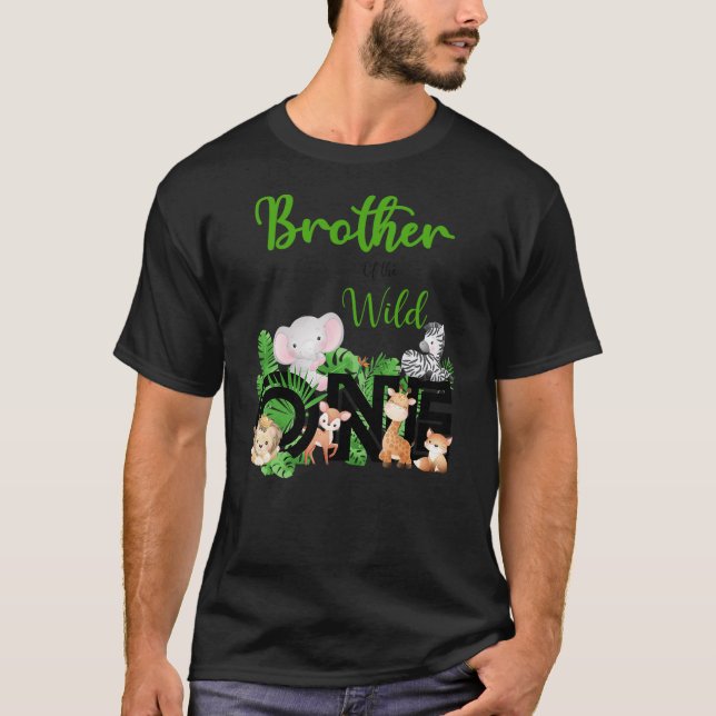 Brother of The Wild One  Zoo's Happy Birthday Jung T-Shirt (Front)