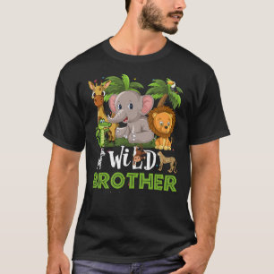 Brother Of The Wild Zoo Birthday Safari Jungle Ani T-Shirt