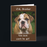 **BROTHER** ON YOUR *40th* BIRTHDAY Card<br><div class="desc">THANK YOU FOR STOPPING BY ONE OF MY EIGHT STORES!!!!1</div>