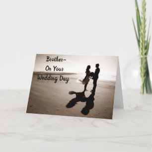 BROTHER ON YOUR WEDDING DAY-LOVE/FUN CARD