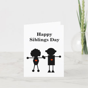Brother or Sister  Siblings Day Card