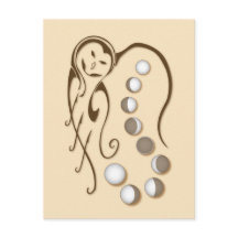 Brother Owl : Sister Moon Postcard