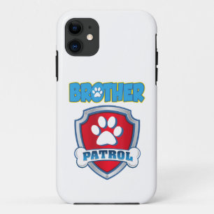 Brother Patrol Shirt - Dog Mum Dad Funny Gift iPhone 11 Case