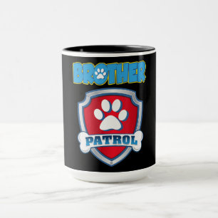Brother Patrol Shirt - Dog Mum Dad Gift Birthday Mug