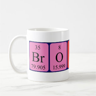 Brother periodic table name mug