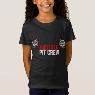 Brother Pit Crew Vintage For Racing Party Costume T-Shirt