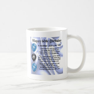 Brother poem 60th Birthday Coffee Mug