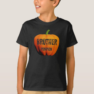 Brother Pumpkin Halloween Design T-Shirt