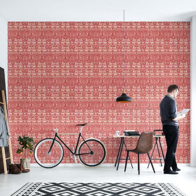 Brother Rabbit by William Morris Wallpaper (Living Room)