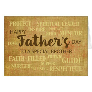 Brother Religious Father's Day Qualities