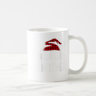 Brother Santa Red Plaid Christmas Family Matching Coffee Mug