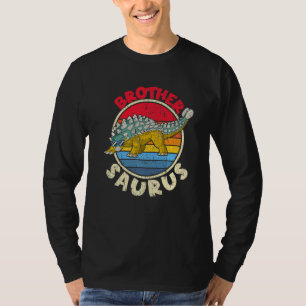 Brother Saurus I Ankylosaurus Dinosaur I Family Ma T-Shirt