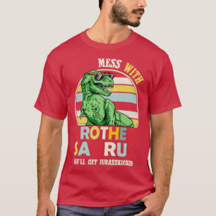 Brother Saurus Shirt Dinosaur Brother Shirt Brothe