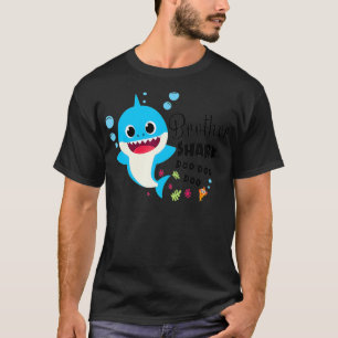 Brother Shark Design for Boy Cute Baby Shark Gift T-Shirt
