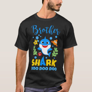 Brother Shark Gift Cute Baby Shark Family Matching T-Shirt