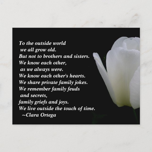 Brother / Sister birthday Card (Front)