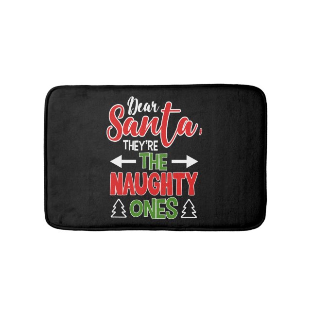 Brother Sister Christmas Gift Bath Mat (Front)