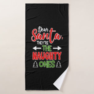 Brother Sister Christmas Gift Bath Towel