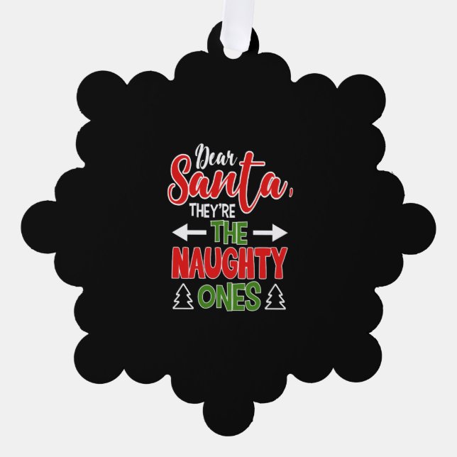 Brother Sister Christmas Gift Tree Decoration Card (Front)