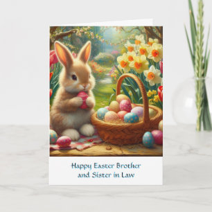 Brother / Sister-in-Law Easter Holiday Card
