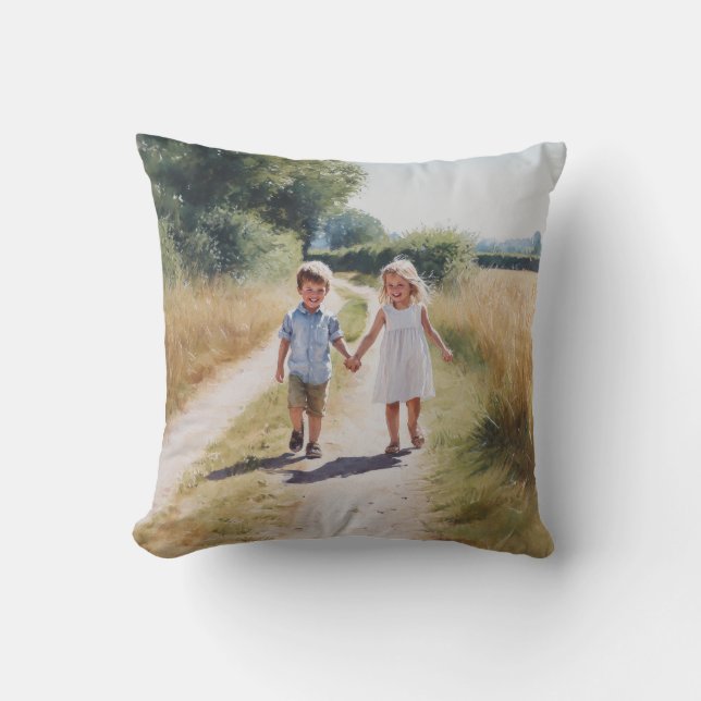 Brother & Sister Love Cushion (Front)