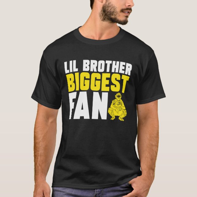 Brother Sister  Softball Catcher T-Shirt (Front)